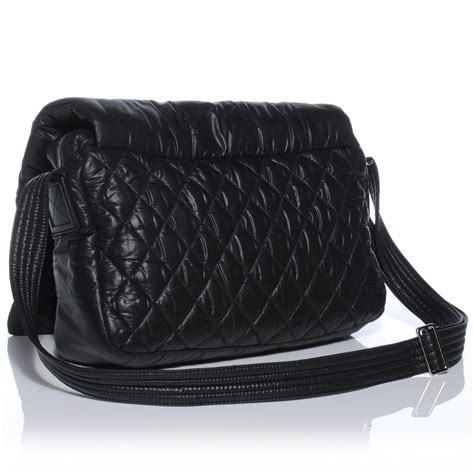 bolsa chanel cocoon original|CHANEL Nylon Coco Cocoon Messenger Bag Black.